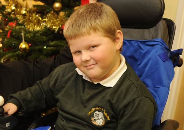 Kieron at Seal Primary Academy, his school that he loved to go to