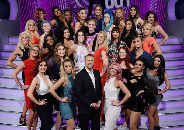 Margarita Sebastian from Worthing (front row, far left) secured a date on ITV's Take Me Out