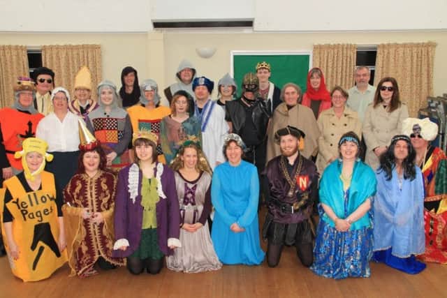 The cast of Robin Hood and the Holey Quail