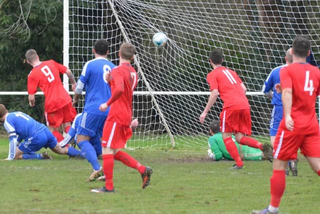 Rob O'Toole opens the scoring. Picture by Grahame Lehkyj