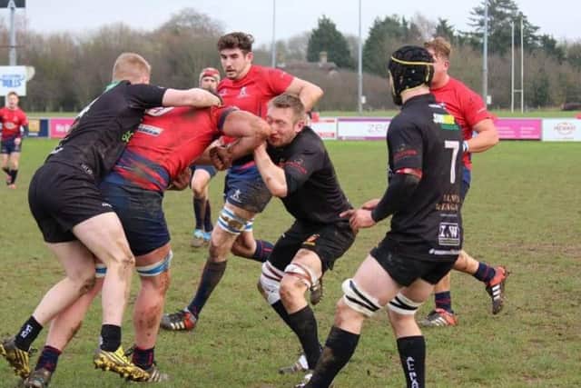 Action from Burgess Hill's 24-13 defeat to Aylesford Bulls 8AHzA65M2bedJQj6nSld