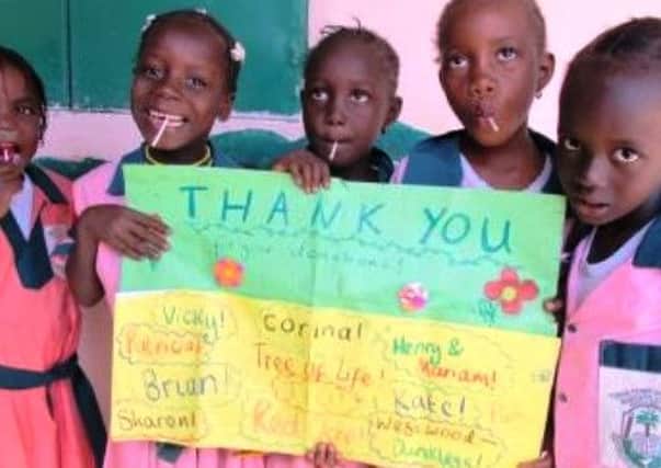 A thank you from Jenny and Lyndas Nursery School in Sinchu Balia