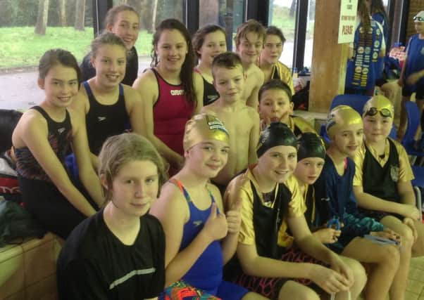 Bognor swimmers at Littlehampton