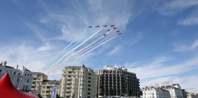 The Red Arrows. Photo by MARTIN DIGHTON
