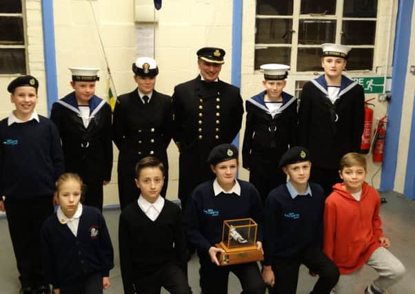 Junior cadets won the Warrior Trophy for achieving the most points in district competitions