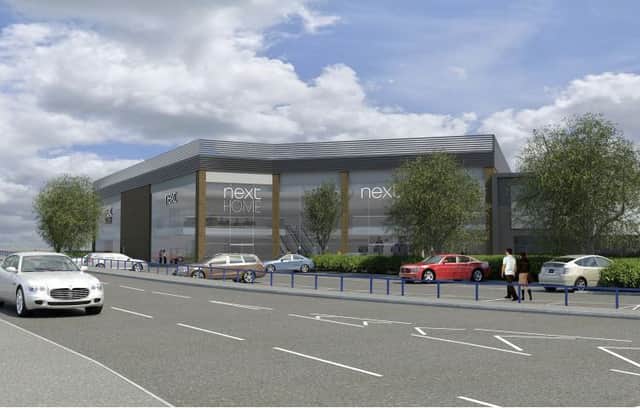 Artist's impression of new store