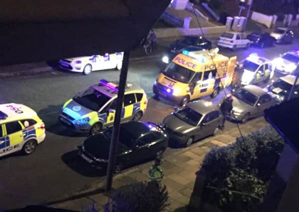 A police officer was assaulted while attending a 'domestic incident' in Wickham Avenue, Bexhill