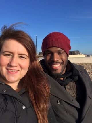 Jessica Morrod, from West Worthing, appeared on The Undateables and found love, thanks to her 16 inch shoulders SUS-150601-141216001