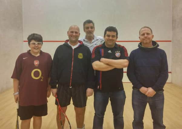 Some of the Bognor squash second team