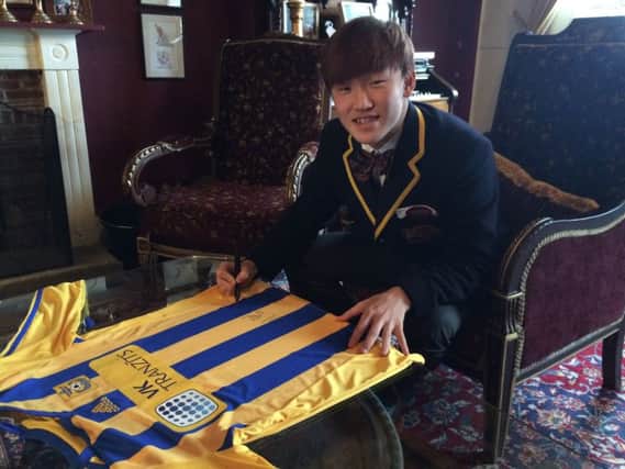 Buckswood School student Hyeokjun Lee signs for Latvian club FK Ventspils
