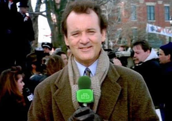 Bill Murray in the film Groundhog Day