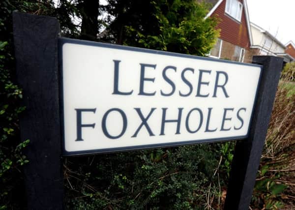 Residents have objected to plans for four news homes on a plot in Lesser Foxholes