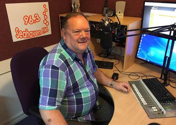 David Scott, does the breakfast show for Seahaven FM SUS-160402-144233001