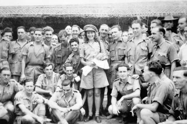 Dame Vera Lynn in Burma in 1944 during WWII SUS-141216-142403001