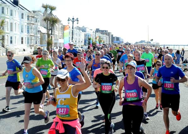 A number of runners will  take part in the Worthing Half Marathon