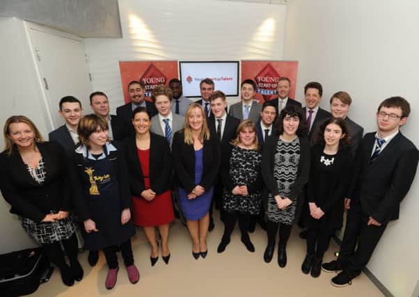 The finalists and judges of the Gatwick Diamond Young Start-Up Talent 2016 - picture submitted
