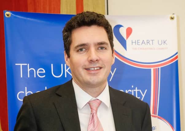 Bexhill and Battle MP Huw Merriman at HEART UK's launch of its plan to tackle cardiovascular disease