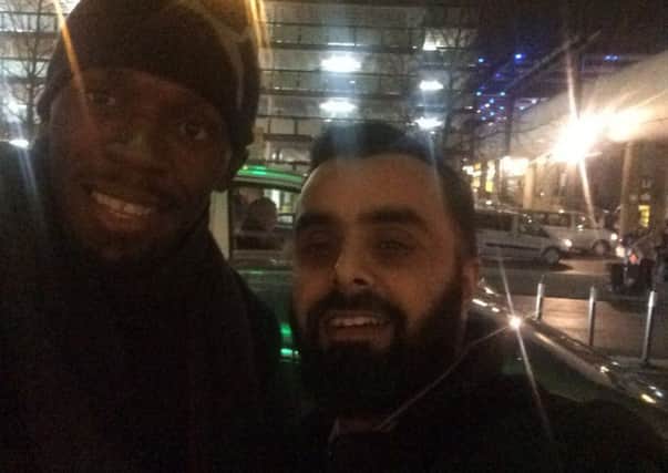 The Fastest Man in the World Usain Bolt with Metro Cars driver Irfan Hussain