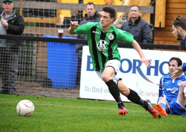 Greg Luer. Burgess Hill v Hythe. Pic Steve Robards SUS-141124-124651001