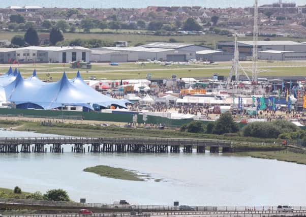 How Shoreham Airport looked for last year's event. Picture: Eddie Mitchell.
