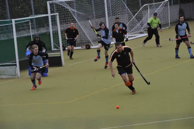 Action from South Saxons' 5-3 win at home to Penguin on Saturday. Picture by Simon Newstead (SUS-160602-211138002)