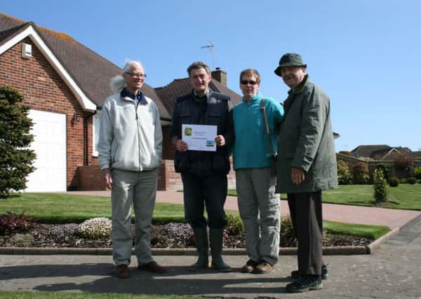 The Bexhill Environmental Group gave Ted from Birkdale an award for his grass verge a few years ago