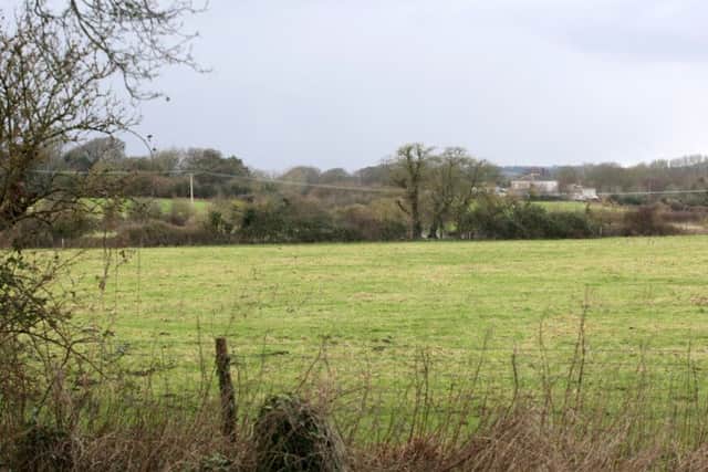 Land to the north of Chichester where a new road will now not be built