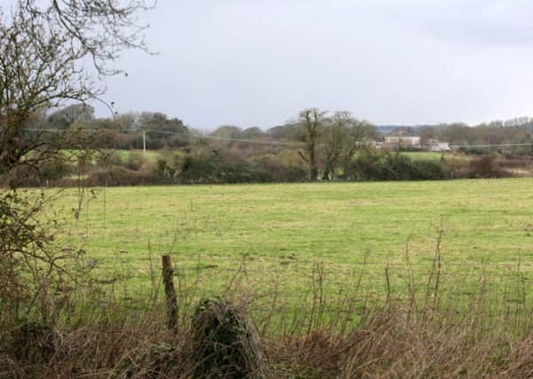 Land to the north of Chichester where a new road will now not be built