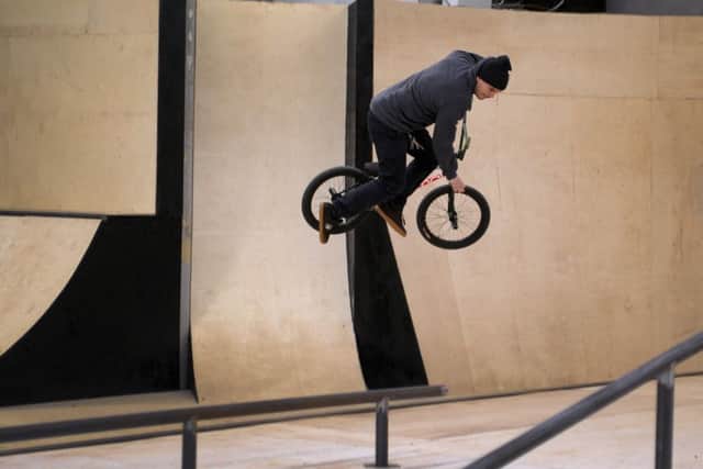 Source BMX Skate Park press preview before the park opens on 13//2/16. SUS-160902-165148001