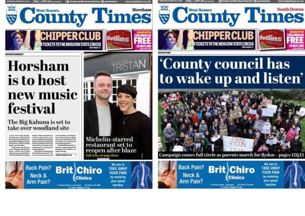 County Times front pages 11.02.16