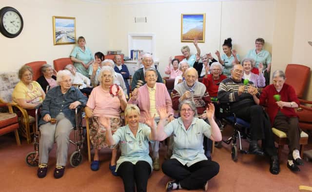 Residents at Bell Memorial Home in Lancing last year
