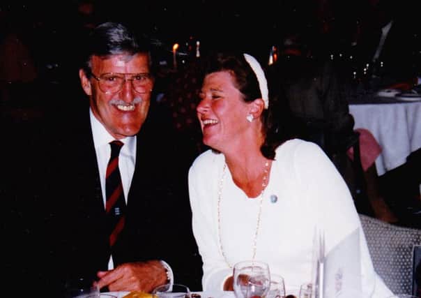 Bryony and Jimmy Hill, a photo from the recently published book 'My Gentleman Jim'