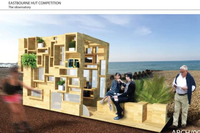 Eastbourne beach huts competition: ZAP, The Observatory SUS-161202-144251001