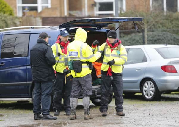 Police along with members of the Sussex Search and Rescue (SusSAR) team search for missing Fatima Mohamed-Ali.