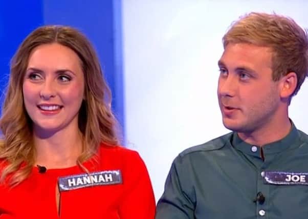 Hannah and Joe on In It To Win It SUS-160215-095628001