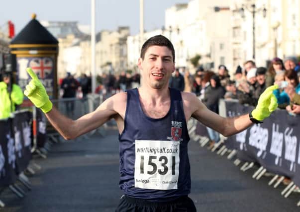 Worthing Half Marathon race winner James Connor