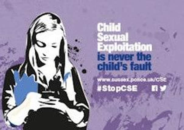 Sussex Police's Child Sexual Exploitation campaign posters
