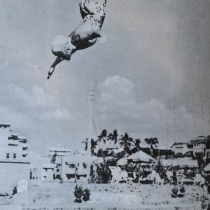 Diving in the 1948 Olympics in London