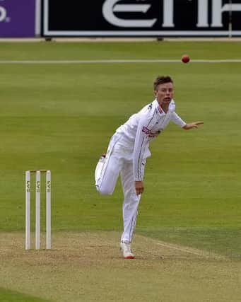Worthing leg-spinner Mason Crane in action for Hampshire in the County Championship last season
