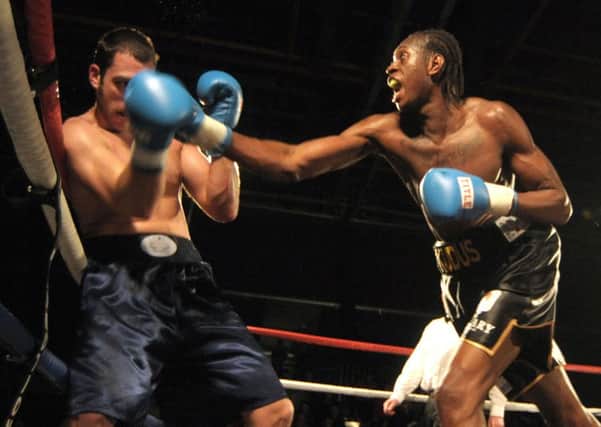 Biola Kudus, right, is preparing to go toe to toe with Karl Wheeler at York Hall on March 19   Picture: Mick Young