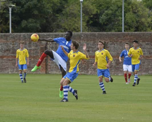 Pompey Academy defender Ousman Saidy   Picture: Neil Marshall
