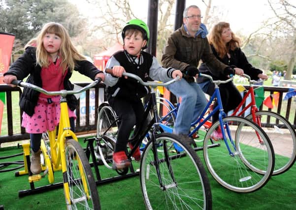 Pedal power festival with fun cycling activities, Hotham Park, Bognor.. Pic Steve Robards  SR1605325