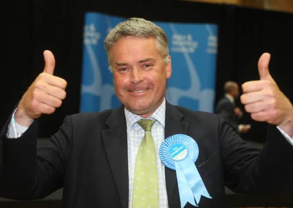 Tim Loughton, East Worthing and Shoreham MP, at the election count last year