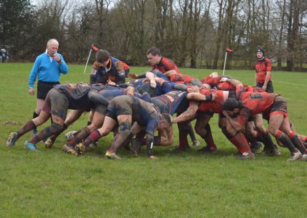 Action of Heath RAMS v Newick II from Saturday.