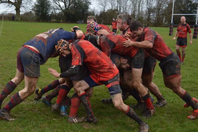 Action of Heath RAMS v Newick II from Saturday.