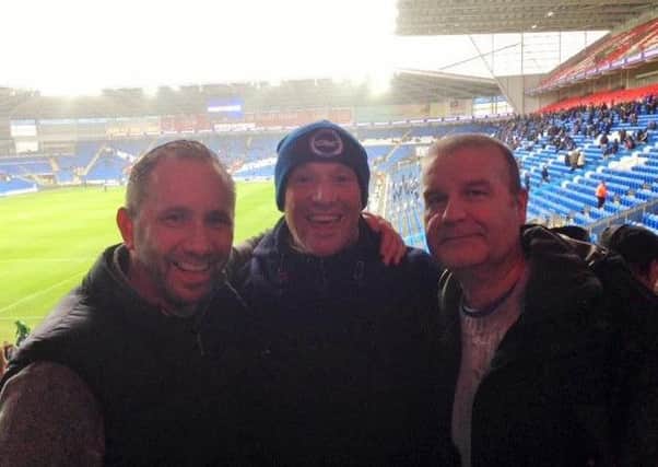 Simon Medhurst, Richard Hamlin and Colin Pinkard at Cardiff