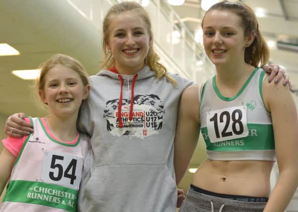 Fleur Hollyer, Sophie-Anne Haigh and Alyssa White / Picture by Lee Hollyer
