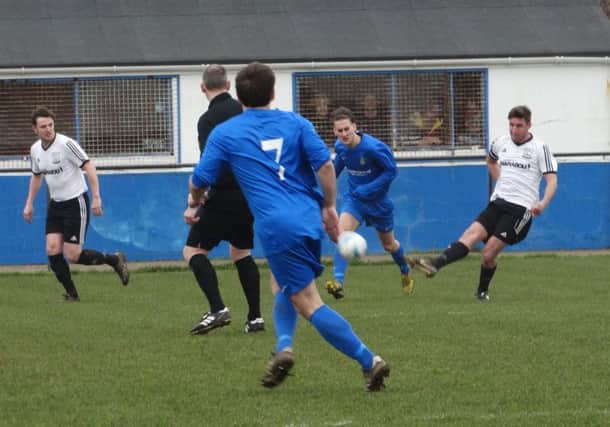 Action from Bexhill United's 2-0 defeat away to Selsey on Saturday. Picture courtesy Mark Killy
