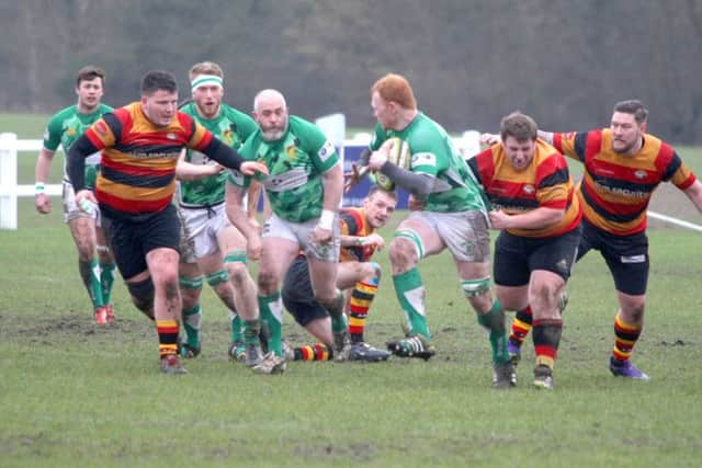 DM1614085a.jpg Rugby: Horsham v Ashford. Photo by Derek Martin. SUS-160221-222954008