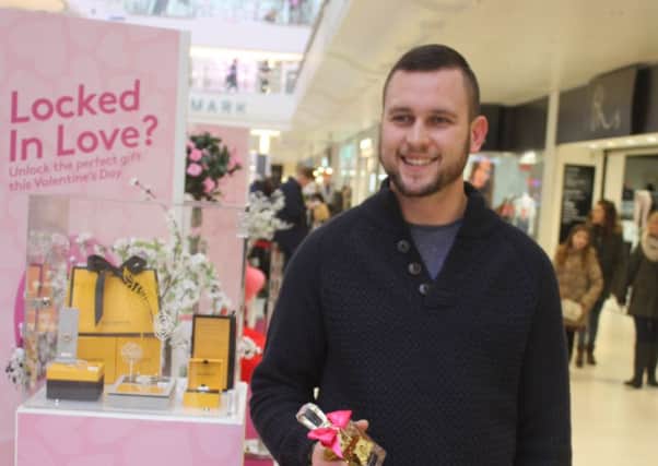 County mall Valentine's Day winner James Ritchie from Crawley walked away with a bottle of Juicy Couture Viva La Juicy Perfume courtesy of Debenhams at County Mall. His plans were to give it to his girlfriend for Valentines Day - picture submitted